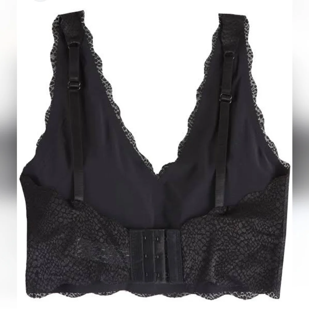 Snake Embossed texture comfort bra - Picture 2 of 6